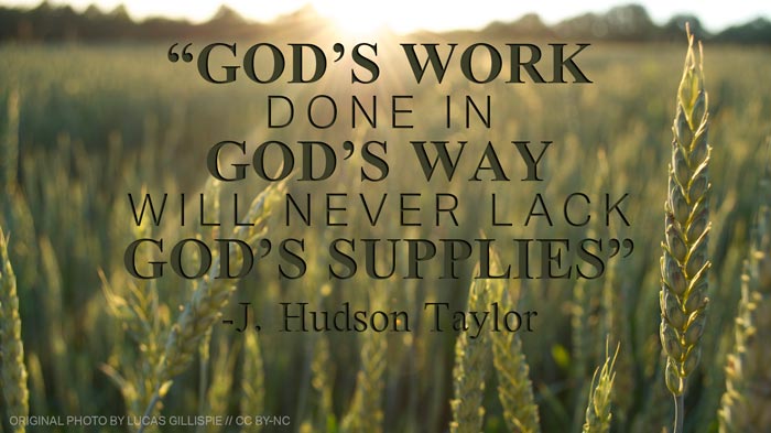 Big Vision Big Provision Shepherding The Nations
